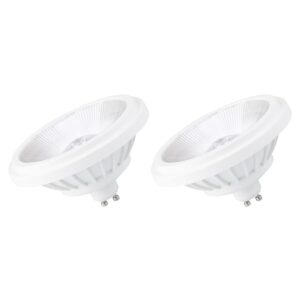 Spectrum GU10 LED Spot AR111 - 14 Watt - 230V - 1200 Lumen - 2700K Warm wit - Gezellig licht - Energiezuinig - 2 stuks