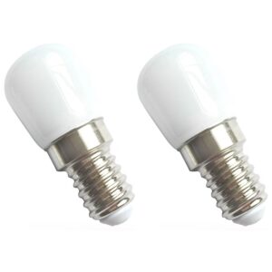 Spectrum LED Miniatuur Lamp E14 1.5W - 230V - 150 Lumen - 6000K Koud wit - Helder daglicht - Energiezuinig - 2 stuks