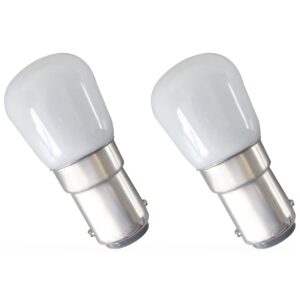 Spectrum LED Miniatuur Lamp Ba15d 1.5W - 230V - 140 Lumen - 3000K Warm wit - Gezellig licht - Energiezuinig - 2 stuks