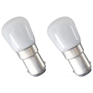 Spectrum LED Miniatuur Lamp Ba15d 1.5W - 230V - 150 Lumen - 4000K Neutraal Wit - Natuurlijk Licht - Energiezuinig - 2 stuks