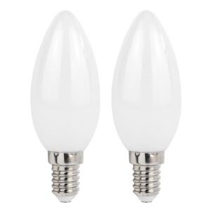 Spectrum LED Kaarslamp E14 - 5.5W - 230V - 610 Lumen - 2700K Warm Wit - Ø35mm - Voor Kroonluchter, Wandlamp of Sfeerverlichting - 2 stuks