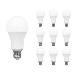 Spectrum LED Lamp A60 E27 - 20W - 230V - 2045 Lumen - 4000K Neutraal Wit - Ø60mm - Voor Plafondlamp, Tafellamp of Vloerlamp - 10 stuks