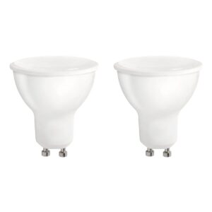 Spectrum LED Lamp GU10 - 4W - 230V - 320 Lumen - 6000K Koud Wit - Ø49mm - Voor Werkverlichting, Spiegelkast of Garage - 2 stuks