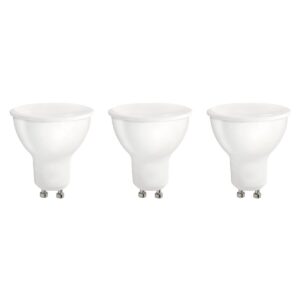 Spectrum LED Lamp GU10 - 4W - 230V - 320 Lumen - 6000K Koud Wit - Ø49mm - Voor Werkverlichting, Spiegelkast of Garage - 3 stuks