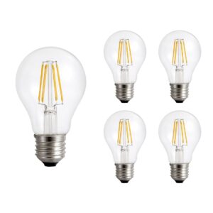 Spectrum LED Lamp A60 E27 - 8.5W - 230V - 1200 Lumen - 4000K Neutraal Wit - Ø60mm - Voor Plafondlamp, Tafellamp of Vloerlamp - 5 stuks