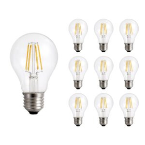 Spectrum LED Lamp A60 E27 - 8.5W - 230V - 1200 Lumen - 4000K Neutraal Wit - Ø60mm - Voor Plafondlamp, Tafellamp of Vloerlamp - 10 stuks