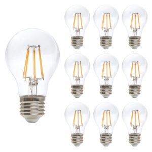 Kobi LED Filamentlamp E27 - 11.5W - 1521lm - 3000K Warm Wit - 230V - Ø60mm - Voor Woonkamer, Hal of Plafondarmatuur - 10 stuks