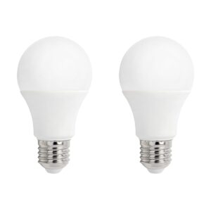 Spectrum LED Lamp A60 E27 - 4.9W - 230V - 450 Lumen - 6000K Koud Wit - Ø60mm - Voor Plafondlamp, Tafellamp of Vloerlamp - 2 stuks