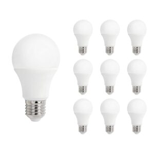 Spectrum LED Lamp A60 E27 - 4.9W - 230V - 450 Lumen - 6000K Koud Wit - Ø60mm - Voor Plafondlamp, Tafellamp of Vloerlamp - 10 stuks