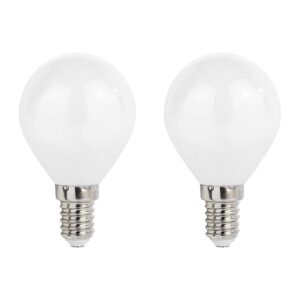 Spectrum LED Kogellamp E14 - 5.5W - 230V - 610 Lumen - 2700K Warm Wit - Ø45mm - Voor Tafellamp, Nachtlampje of Wandlamp - 2 stuks