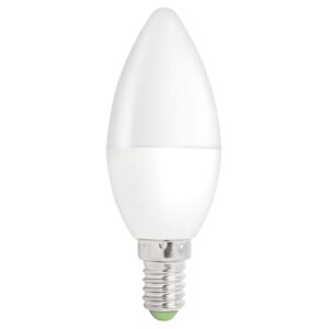 Spectrum LED Kaarslamp E14 - 1W - 230V - 90 Lumen - 6000K Koud Wit - Ø37mm - Voor Kroonluchter, Wandlamp of Sfeerverlichting