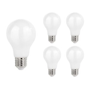 Spectrum LED Lamp A60 E27 - 11W - 230V - 1500 Lumen - 4000K Neutraal Wit - Ø61mm - Voor Plafondlamp, Tafellamp of Vloerlamp - 5 stuks