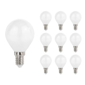 Spectrum LED Kogellamp E14 - 5.5W - 230V - 650 Lumen - 4000K Neutraal Wit - Ø45mm - Voor Tafellamp, Nachtlampje of Wandlamp - 10 stuks