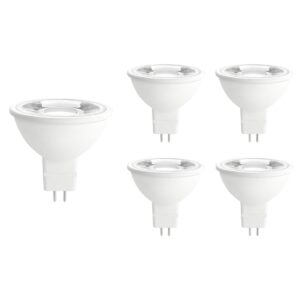 Spectrum LED Lamp GU5.3 - 5W - 12V - 450 Lumen - 3000K Warm Wit - Ø50mm - Voor Keuken, Badkamer en Hal - 5 stuks