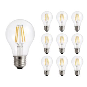 Spectrum LED Lamp A60 E27 - 8.5W - 230V - 1100 Lumen - 2700K Warm Wit - Ø60mm - Voor Plafondlamp, Tafellamp of Vloerlamp - 10 stuks