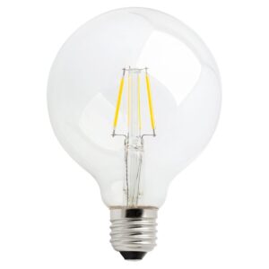 Spectrum LED Lamp E27 - 4W - 230V - 450 Lumen - 2700K Warm Wit - Ø95mm - Voor Plafondlamp, Tafellamp of Vloerlamp