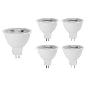 Spectrum LED Lamp GU5.3 - 4W - 12V - 400 Lumen - 6000K Koud Wit - Ø50mm - Voor Plafondlamp, Tafellamp of Vloerlamp - 5 stuks