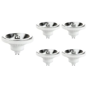 Spectrum LED AR111 Spot  Lamp GU10 - 12W - 230V - 1250 Lumen - 6000K Koud Wit - Ø111mm - Voor Werkverlichting, Spiegelkast of Garage - 5 stuks