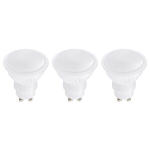 Kobi Premium LED Lamp GU10 - 9W - 900lm - 3000K Warm Wit - 230V - Ø50mm - Voor Werkverlichting, Spiegelkast of Garage - 3 stuks