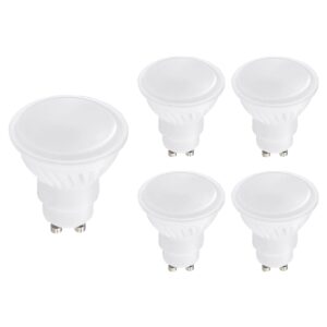 Kobi Premium LED Lamp GU10 - 9W - 900lm - 4000K Neutraal Wit - 230V - Ø50mm - Voor Werkverlichting, Spiegelkast of Garage - 5 stuks