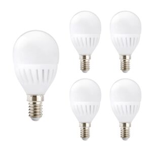 Kobi Premium LED Lamp E14 - 9W - 900lm - 6000K Koud Wit - 230V - Ø45mm - Voor Tafellamp, Nachtkastlamp of Compact Armatuur - 5 stuks