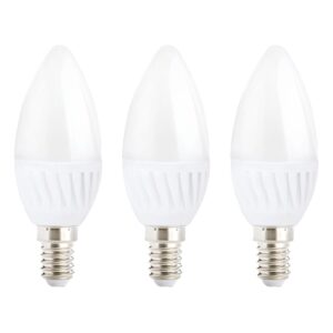 Kobi Premium LED Lamp E14 - 9W - 900lm - 4000K Neutraal Wit - 230V - Ø37mm - Voor Tafellamp, Nachtkastlamp of Compact Armatuur - 3 stuks