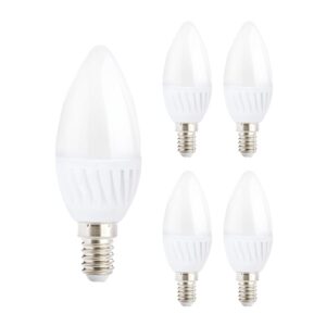 Kobi Premium LED Lamp E14 - 9W - 900lm - 6000K Koud Wit - 230V - Ø37mm - Voor Tafellamp, Nachtkastlamp of Compact Armatuur - 5 stuks