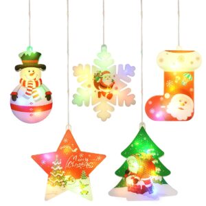 Kerstdecoratie Lichtslinger 3 Meter - 10 Verlichtte Kerstfiguren - Met Afstandsbediening - USB - Warm Wit