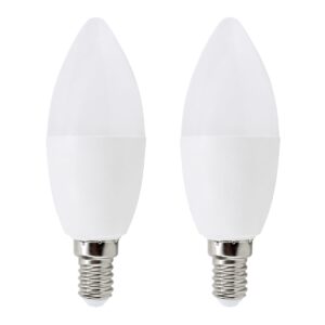 Bemko Premium LED Lamp E14 - vervangt 50W (7.5W) - 720lm - 3000K Warm Wit - 230V - 2 stuks