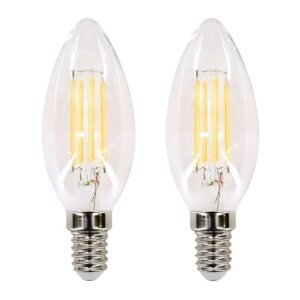 Bemko Premium LED Lamp E14 - vervangt 50W (6W) - 700lm - 2700K Warm Wit - 230V - 2 stuks