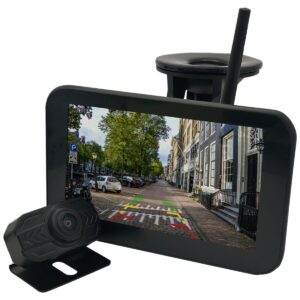 ProRide Draadloze Achteruitrijcamera - 5 Inch  LCD Scherm - 9-28V - Complete Set - Auto, Vrachtwagen & Camper