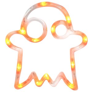 Halloween Verlichting Raam Mega Spook - 20 cm - Met Zuignap