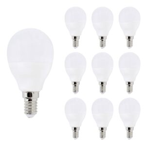 Bemko Premium LED Lamp E14 - vervangt 50W (7.5W) - 760lm - 6000K Koud Wit  - 230V - 10 stuks