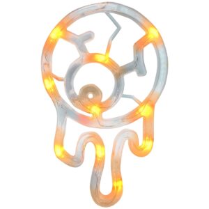 Halloween Verlichting Raam Mega Oogbal - 20 cm - Met Zuignap