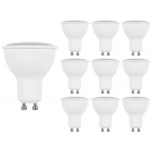 Bemko Premium LED Lamp GU10 - vervangt 50W (8W) - 760lm - 6000K Koud Wit  - 230V - 10 stuks