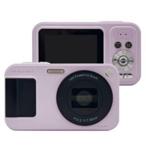 Orbit Electronic Digitale Camera - Fototoestel - Vlog Camera -  Foto & Video - 64GB - Voor Kinderen en Beginners - DX7 Pro - Roze