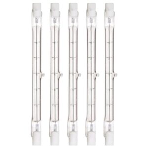 VITO ECO Halogeen Staaflamp R7s 118mm - 500W - 9500lm - 2800K Warm Wit - 220-240V - Dimbaar - Helder Licht - 5 stuks