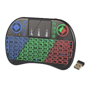 BLOW Mini Draadloos Toetsenbord - Met Touchpad - RGB Achtergrondverlichting - USB Receiver - KS-2 - Voor Smart TV, PC & Smart Media Box