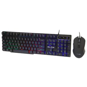BLOW TAMER Gaming Set - RGB Toetsenbord + RGB Gaming Muis - USB - QWERTY - 2-in-1 Game Bundle