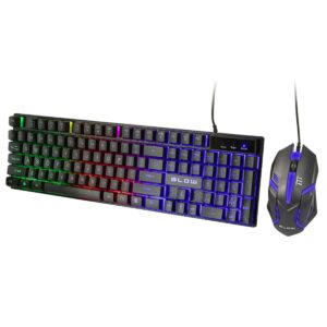 BLOW TRIGGER Gaming Set - RGB Toetsenbord + RGB Gaming Muis - Full-Size - USB - Game Bundle