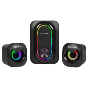 BLOW RGB Gaming Speakerset - Met Subwoofer - USB Voeding - 3.5mm Jack - 7W Totaal Vermogen