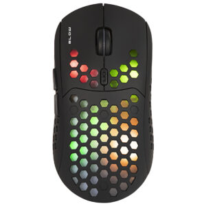 BLOW FLASH Draadloze Gaming Muis - Lightweight Design - 2400 DPI - RGB - Zwart
