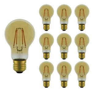 VITO LED Filament Lamp A60 E27 - 4W (vervangt 50W) - 568lm - 2500K Extra - 220-240V - Energiezuinig - 10 stuks