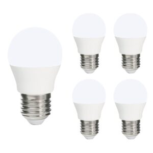 VITO LED Kogellamp G45 E27 - 9W (vervangt 60W) - 810lm - 4000K - 220-240V - Ø47mm - Energiezuinig - 5 stuks