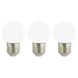 VITO LED Lamp G45 E27 - 2W (vervangt 15W) - 120lm - 6400K Koel Wit - 180-240V - Flikkervrij - Energiezuinig - 3 stuks