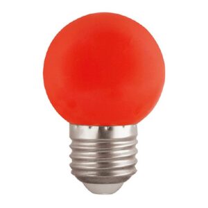 VITO LED Lamp G45 E27 - 2W (vervangt 15W) - 120lm - Rood Licht - 180-240V - Flikkervrij - Energiezuinig