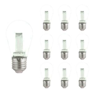 VITO LED Lamp G45 E27 - 2.5W (vervangt 18W) - 150lm - 6400K Koel Wit - 180-240V - Flikkervrij - Energiezuinig - 10 stuks