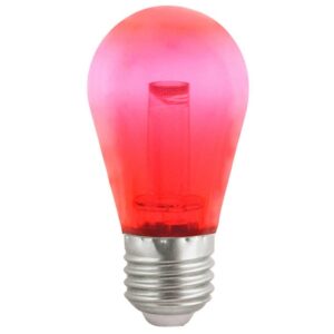 VITO LED Lamp G45 E27 - 2.5W (vervangt 18W) - 150lm - Rood Licht - 180-240V - Flikkervrij - Energiezuinig