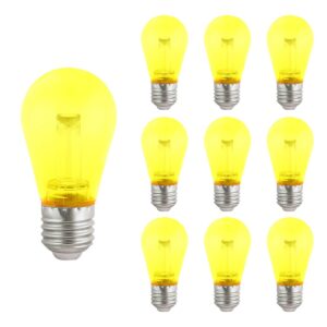 VITO LED Lamp G45 E27 - 2.5W (vervangt 18W) - 150lm - Geel Licht - 180-240V - Flikkervrij - Energiezuinig - 10 stuks