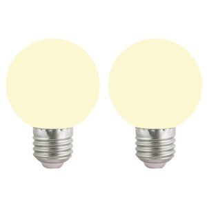 VITO LED Lamp G45 E27 - 3W (vervangt 20W) - 180lm - 2700K Warm Wit - 180-240V - Flikkervrij - Energiezuinig - 2 stuks